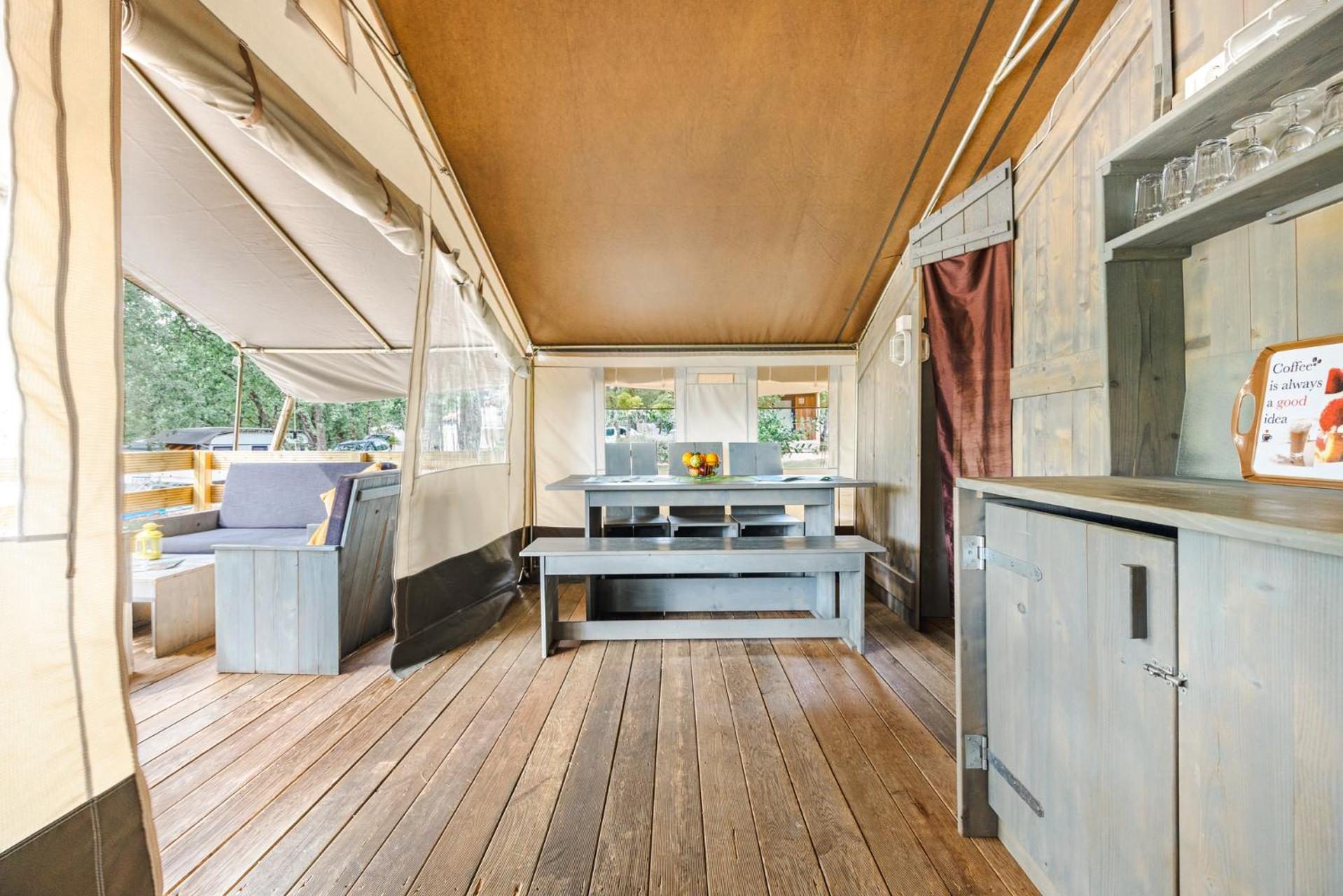 Easyatent Fkk Safari Tent Solaris Naturist - Clothes Free โปเรช ห้อง รูปภาพ